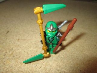 Lego Ninjago Green Ninja ZX Lloyd Garmadon w/ sword Minifig Minifigure