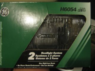 GE H6054 Halogen Headlight 