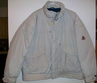 Big Mens Size 1x London Fog Khaki Winter Jacket Coat