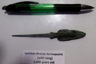 RARE Bronze Luristan Lorestan Arrow Spear Point 1 000 
