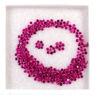 77 cts Natural Top Red Ruby Loose Gemstone Diamond Cut Round Lot