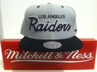 Mitchell Ness Los Angeles Raiders Snapback Hat