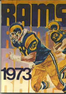 1973 Los Angeles Rams Media Guide