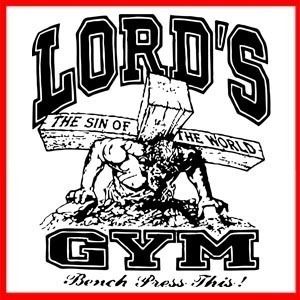 LORDS GYM Workout Fitness Barbell Bodybuilding T SHIRT