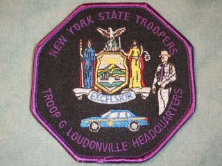 NEW YORK STATE POLICE TROOP G LOUDONVILLE HEADQUARTERS STATE TROOPER
