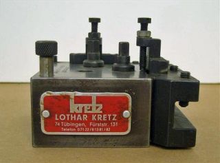Lothar Kretz System Precision Tool Post for Lathe