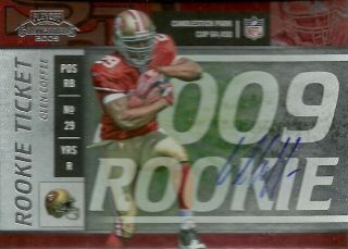 Glen Coffee 2009 Playoff Contenders Auto Autograph Rookie R C
