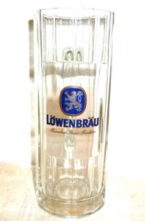 Lowenbrau Munich German Beer Glass Seidel