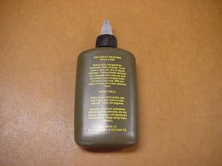 LSA GSE Weapons Oil 4 oz Bottle GSE Heavy Weapons Rifle Lube Bottle OD
