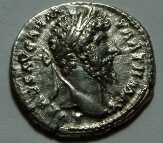 Lucius Verus Rare original Ancient Roman silver Coin Aequitas scales