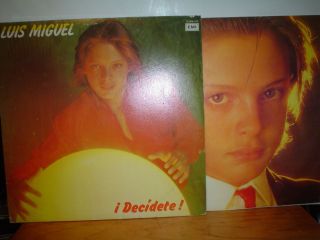Luis Miguel Decidete Mexican LP 1983 Lyrics Mexico