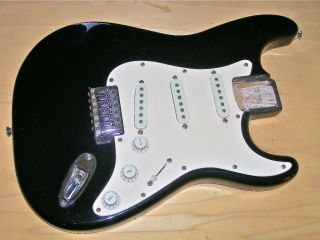 Fender MIM Stratocaster Loaded Body Black Mexican