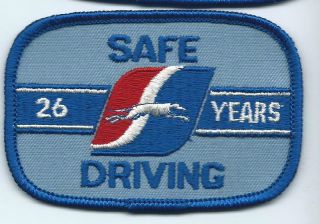 Greyhound Bus Driver Patch Cap Uniform Shirt 26 Years Safe Driving 3
