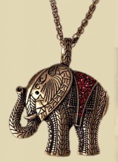 New Lucky Brand Elephant Necklace