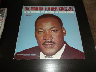 DR MARTIN LUTHER KING JR STRUGGLE FOR FREEDOM HUMAN DIGNITY LP UNART