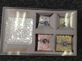 Glass Tray Four 5 oz Luxury Wrapped Soap 4CRYSTAL Bracelets