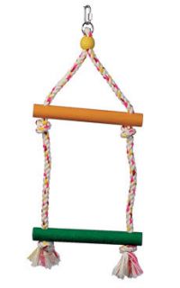 Step Rope Ladder Med 81100  Bird Toys Supplies