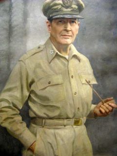 top Handpaint Oil Painting ★ Gen Douglas MacArthur