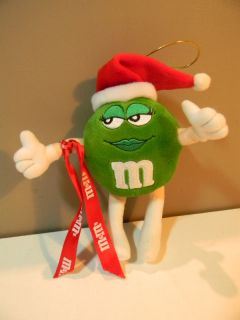 Green M M Christmas Hat Plush Toy GAC 2002