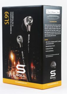 Soul by Ludacris SL99 High Definition in Ear Earbuds New