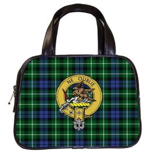 Scottish Clan Leather Handbag M Hand Made