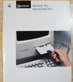 1984 Apple Macintosh Mac Plus Internal Disk Drive Manual 800K Upgrade
