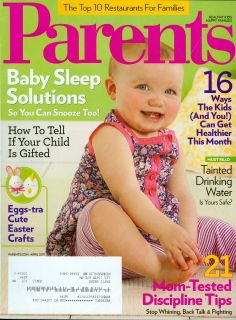 2011 Parents Magazine Baby Sleep Solutions 21 Tips