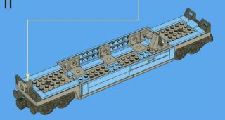 Lego Maersk Train Flatbed Wagon 10219 New Intrntnl Shipping