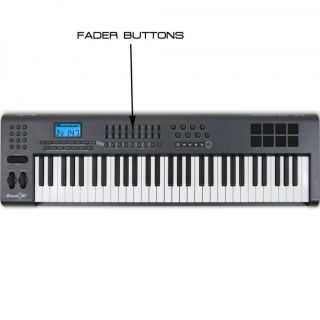 Audio Axiom 61 Keyboard Fader Buttons