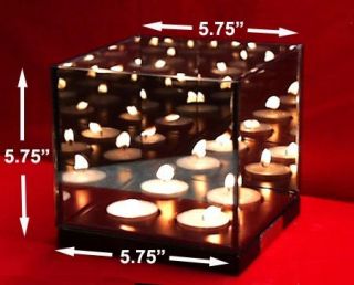 Magic Mirror Quad Candle Infinity Light Best Gift Ever