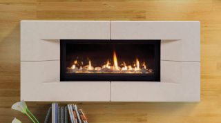 Majestic Modern Gas Fireplace Linear Echelon 42 Monessen Contemporary