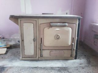 Majestic Porcelain Wood Cook Stove Antique Oven 1900S