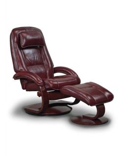 Mac Motion Merlot Leather Alpine Recliner Chair 52