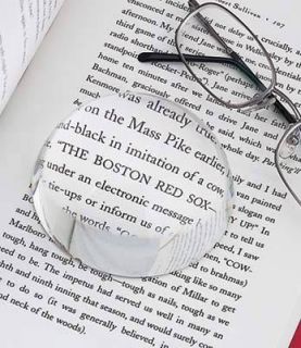 Reading Optic Paperweight Magnifier Magnifying Glass Large 3 Diameter
