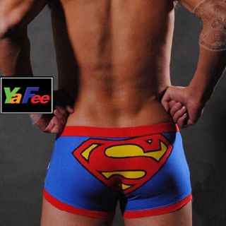 New Superman Mens Sexy Boxer Brief Underwear M L XL