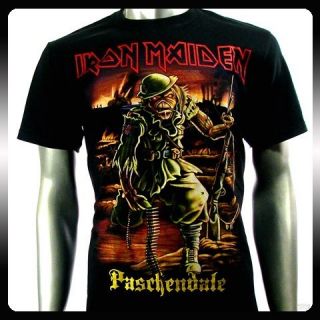 Iron Maiden Heavy Metal Rock Punk T Shirt Sz L Biker Rider Vtg
