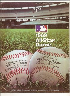 1969 Major League Baseball All Star Game Program