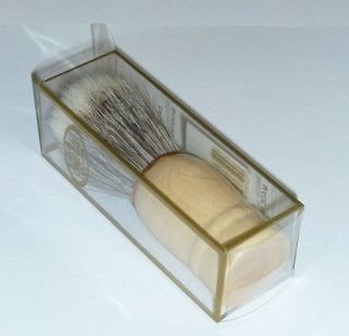 Shaving Brush New Cream Soap 100 % Kit Supply Stand Wooden Hair In Box
