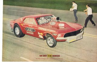 AHRA Drag Racing Ford Mustang Funny Car MALCO Gasser Ohio Geor