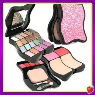 Pretty Fashion Makeup Kit 62201 Powder Blush Eyeshadow Lip Color