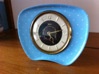 50s 60s retro space age atomic sputnik Eames Smiths alarm mantal clock