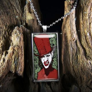 Marilyn Manson Shock Rock Gothic Metal Band Sterling Silver Necklace