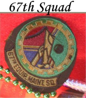 67th Equipment Aircraft Maintenance Squad Patch Air Force