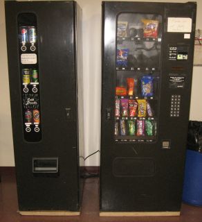 Vending Machine Soda Cold Drinks and Snacks Combo