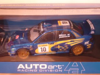 Impreza WRC 2002 10 Rally Monte Carlo Makinen Autoart 1 18 RARE