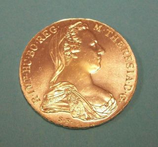 1780 Austria Maria Theresa Thaler Taler Coin Large Beautiful Silver