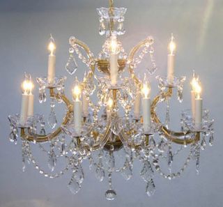 New Maria Theresa Collection Crystal Chandeliers 13 Lights Fixture
