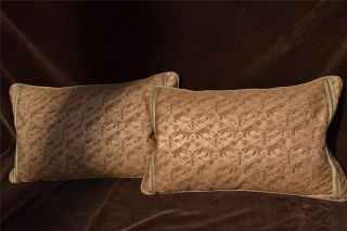 Mariano FORTUNY Custom Designer Pillows Pair Richelieu 14x22