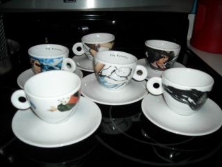 Collection 1994 Cappuccino Cups Saucers Andrea Manetti Braccia