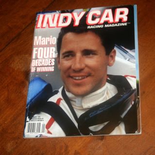 Indy Car Racing Magazine • 1995 • Mario Andretti •  RARE